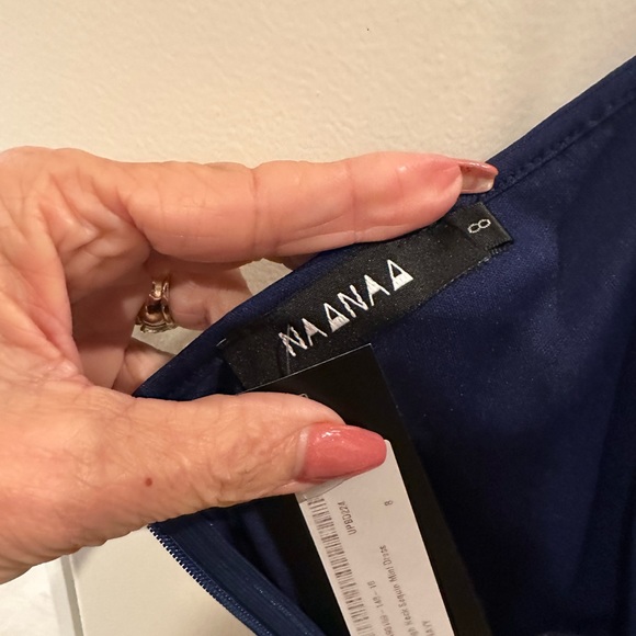 DON’T YOU HAVE A PARTY TO GO TO??  Nasty Gal High Neck Sequin Dress, Navy - Picture 6 of 16